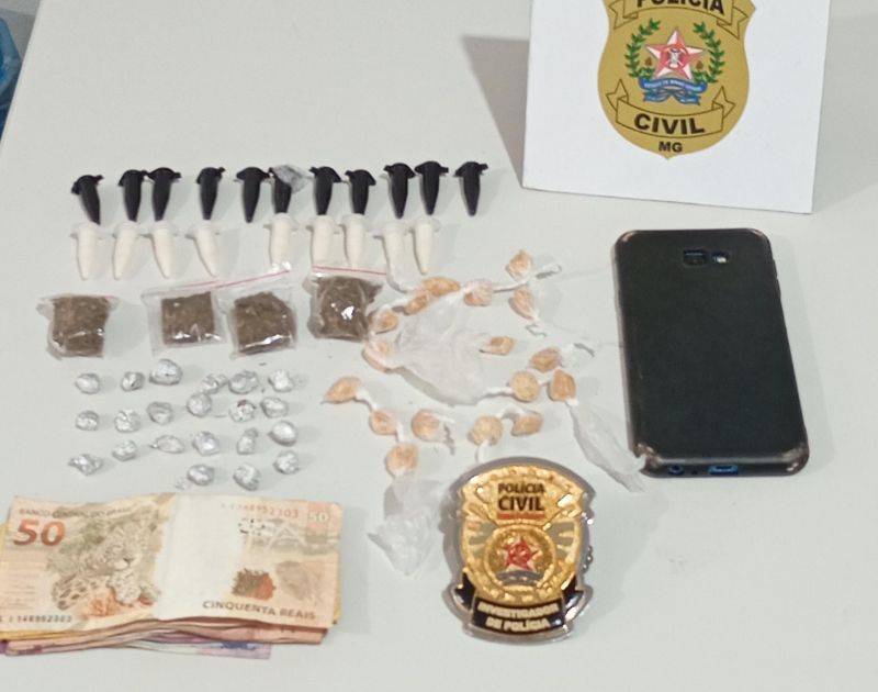 Adolescente é apreendido com drogas prontas para venda em Campo Belo