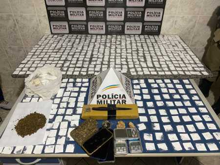 Drogas foram encaminhadas à Polícia Civil.