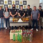 Aguardente clandestina e bebidas irregulares são apreendidas em Alpinópolis durante ação conjunta da polícia