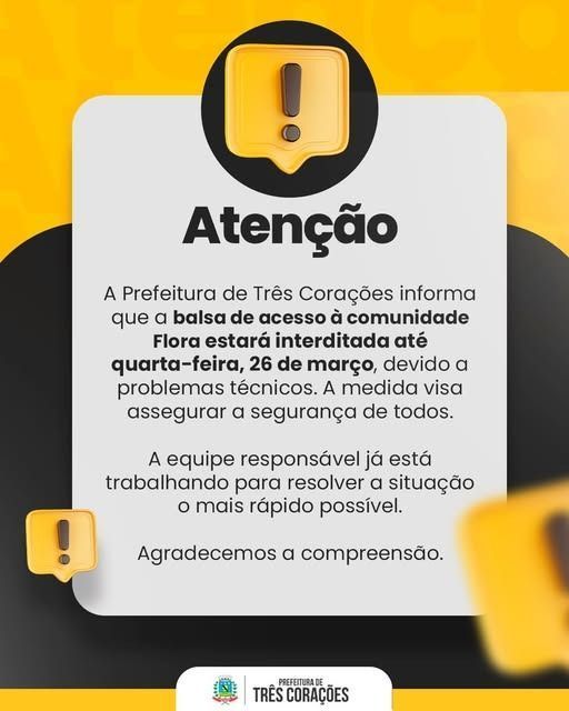 Balsa que dá acesso à Flora está inoperante em Três Corações