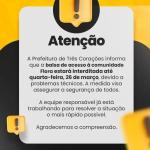 Balsa que dá acesso à Flora está inoperante em Três Corações