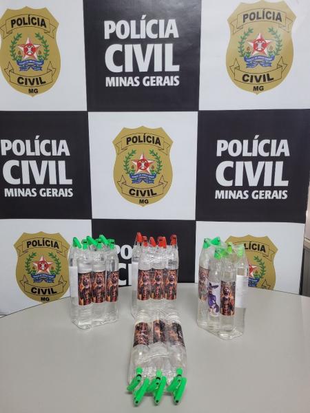 Polícia prende jovem com encomenda de lança-perfume em Passos.