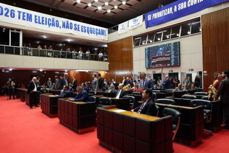 Plenário da Assembleia Legislativa de Minas Gerais (ALMG) nesta quarta-feira (10)