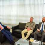 Prefeito de Elói Mendes visita Tribunal de Justiça