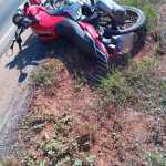 Motociclista fica ferido após derrapar na BR-369