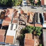 Vazamento de gás provoca explosão em padaria e causa danos em imóveis em Jacutinga