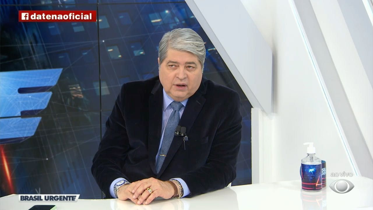 Datena é anunciado por emissora após saída repentina do SBT