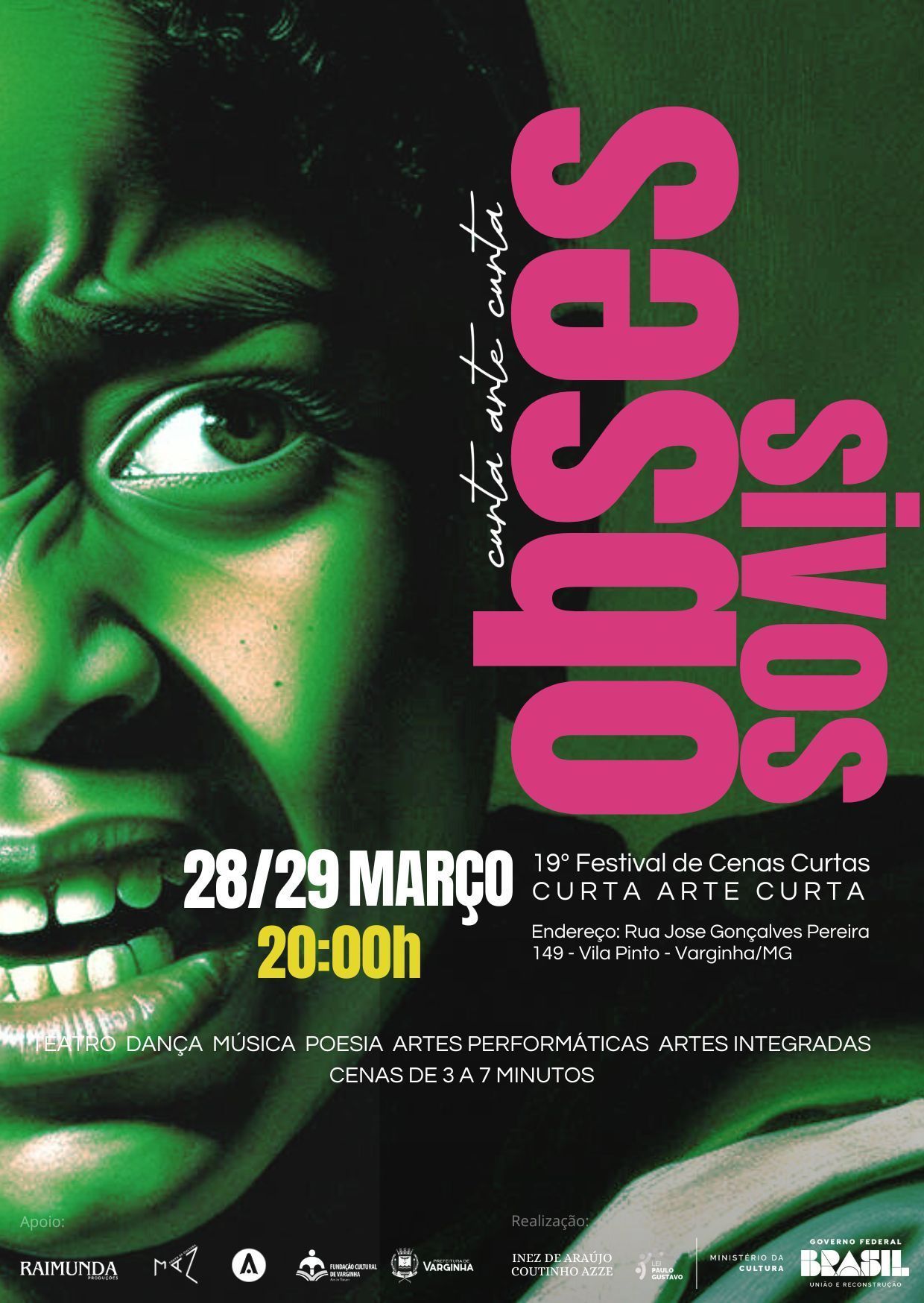 “Curta Arte Curta” movimenta Varginha neste final de semana