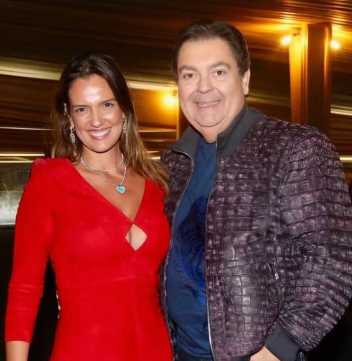 Faustão e Luciana Cardoso