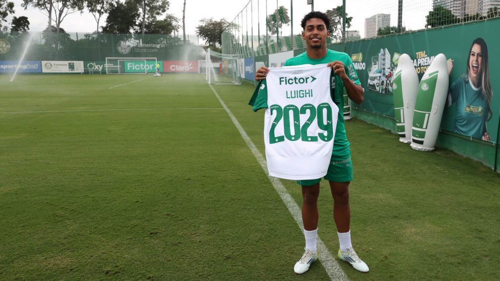 Palmeiras renova com Luighi, alvo de racismo na Libertadores Sub-20