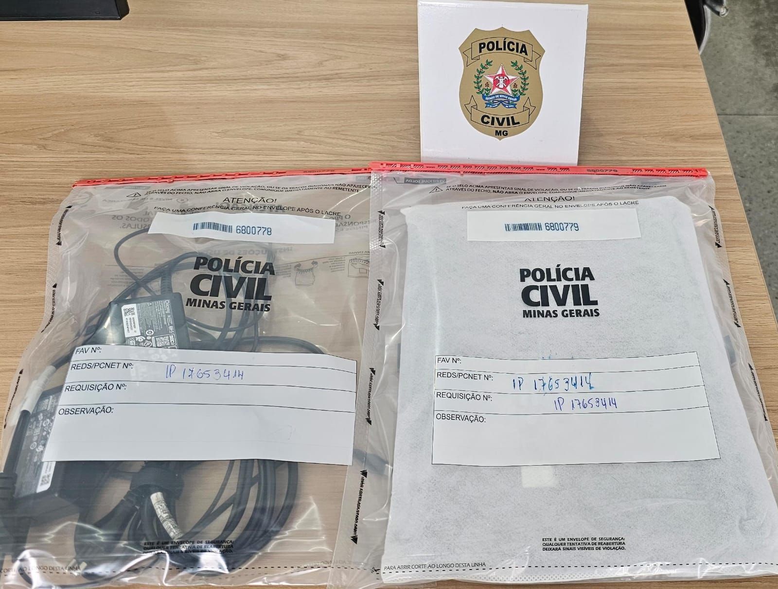 PCMG recupera notebook alugado mantido irregularmente por uma mulher em Poços de Caldas