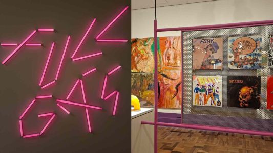 Imagens da exposição "Fullgás" em cartaz no CCBB/BH