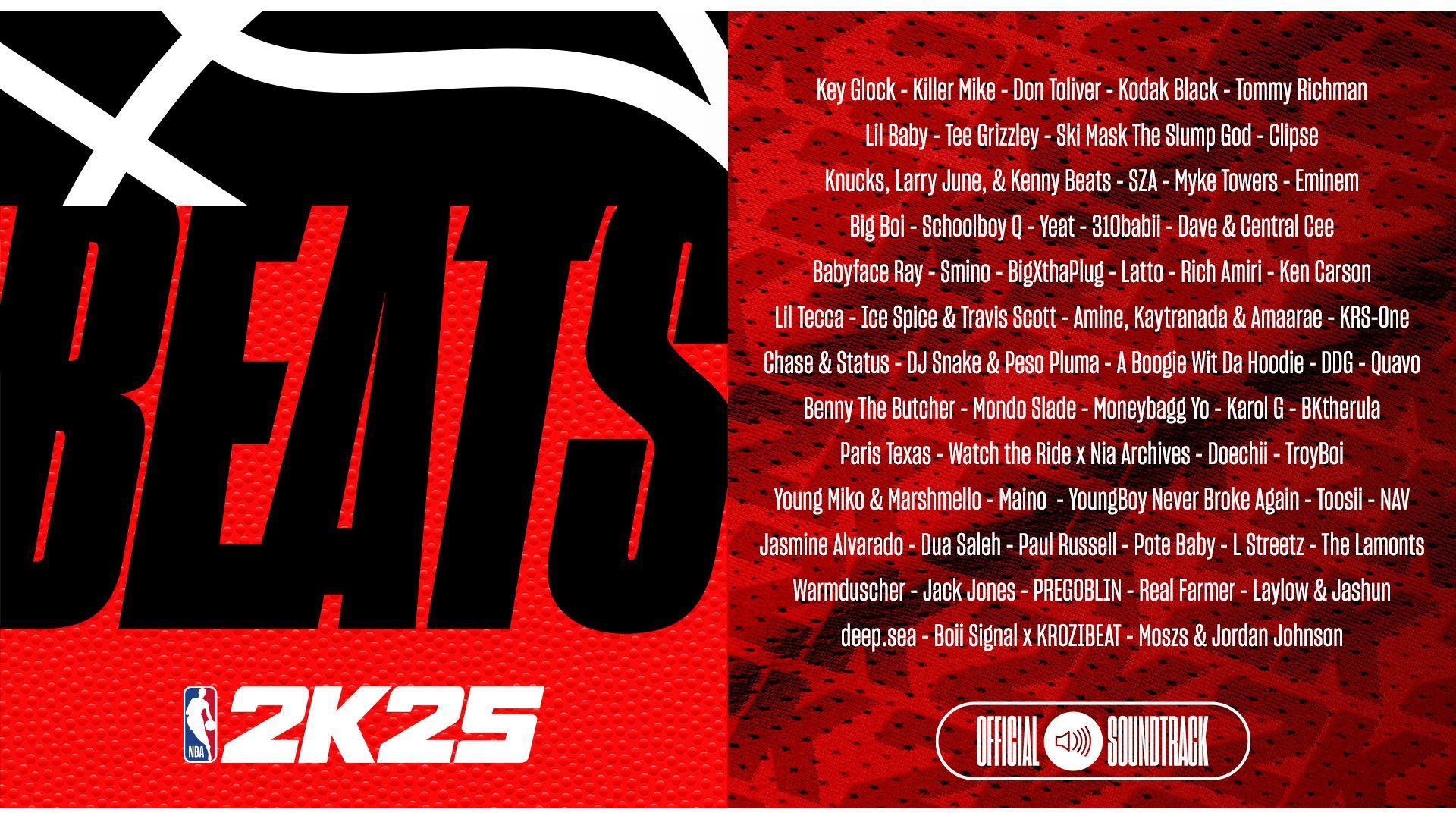 NBA 2K25: veja a lista oficial de músicas no game de basquete