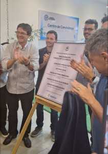 Espaço pet recebe animais de pacientes.