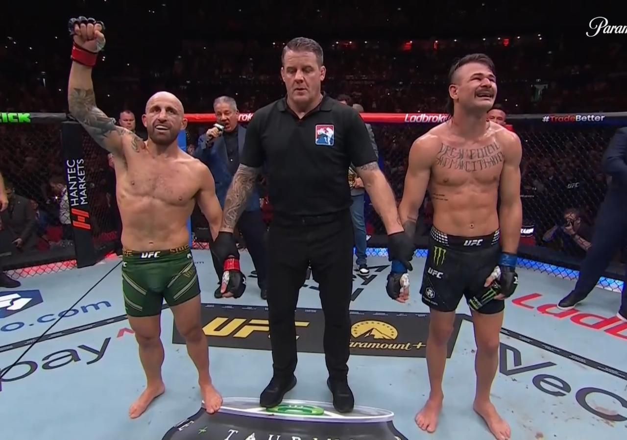 Diego Lopes é derrotado por Volkanovski por decisão e fica sem o cinturão do UFC