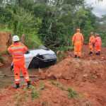 Acidentes automobilísticos mobilizam Corpo de Bombeiros em Alfenas e Serrania