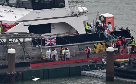 Resgate de migrantes no Canal da Mancha
