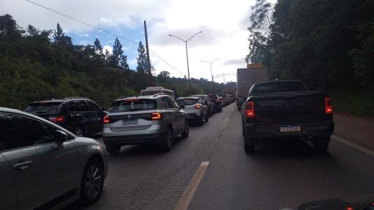 Trânsito complicado na BR-040