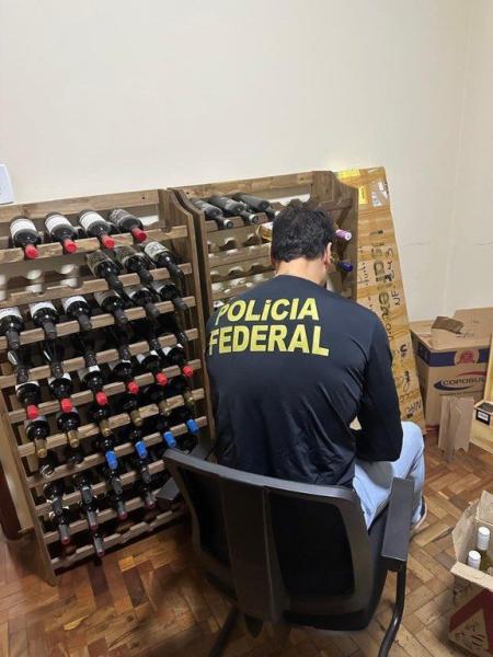 Segundo a PF os vinhos eram comercializados no escritório de contabilidade