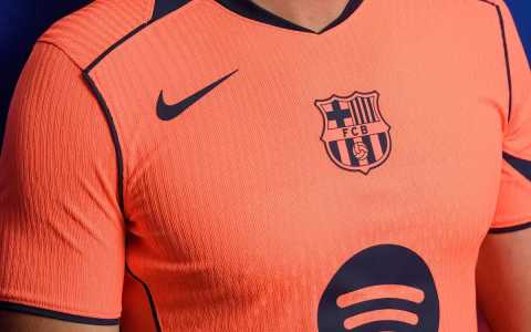 Nova terceira camisa do Barcelona