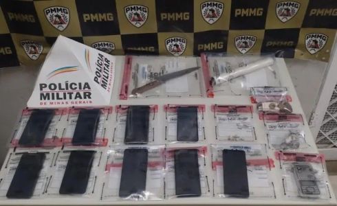 Material encontrado com os suspeitos reforça ligação com o tráfico