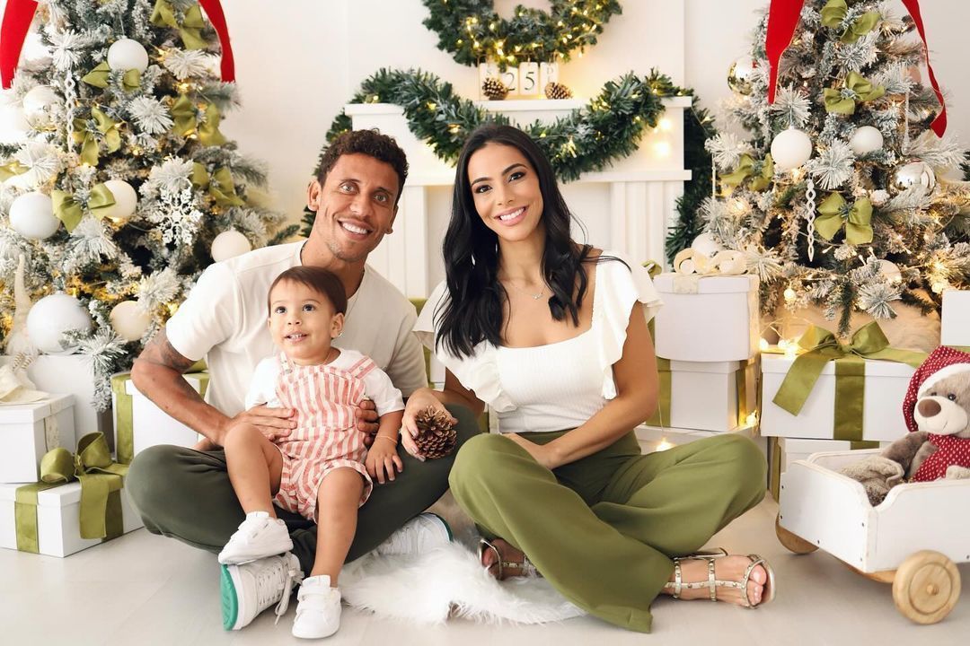 Como foi o Natal do elenco do Palmeiras; veja fotos