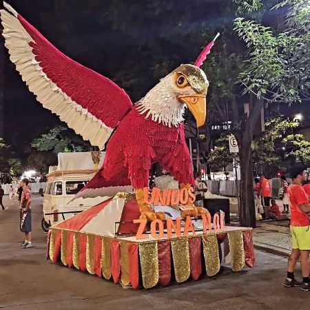 Bloco Unidos da Zona Norte explica relação com São Jorge e a águia