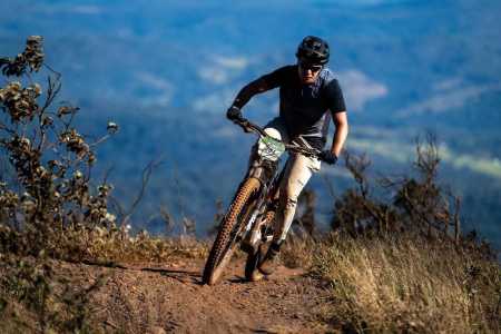 Ciclista na primeira edição do Sertões MTB Nova Lima