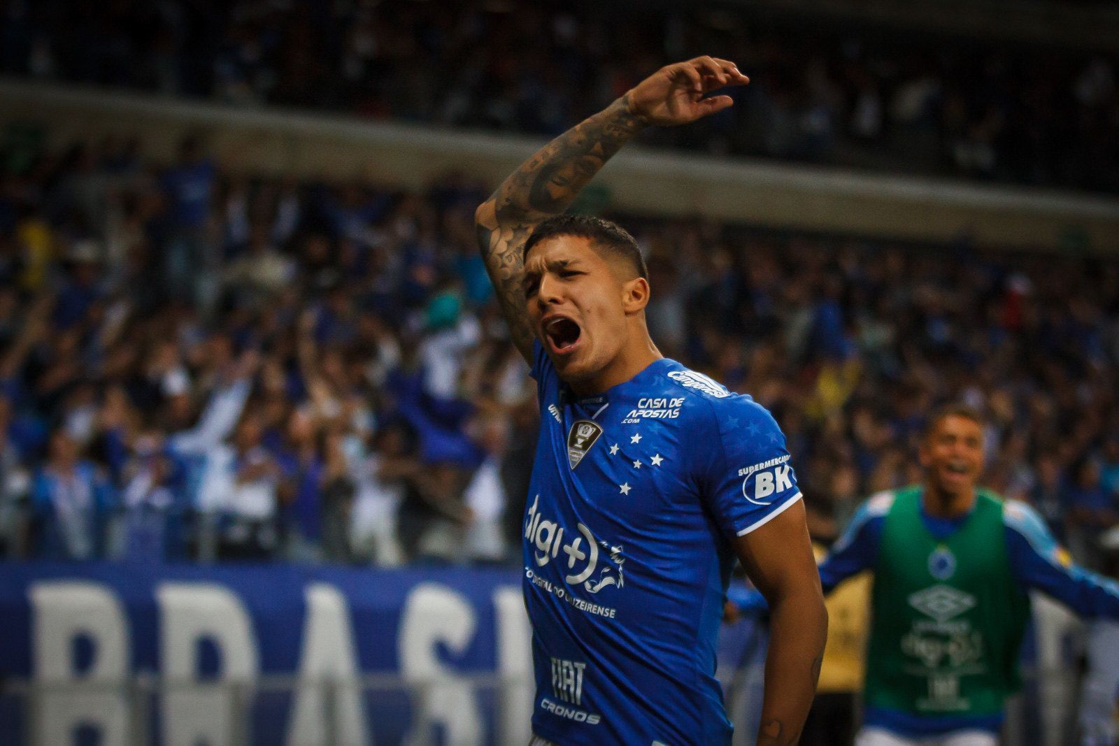 Lucas Romero reage à classificação do Cruzeiro à Sul-Americana
