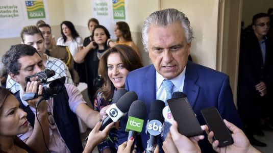 Governador de Goiás, Ronaldo Caiado (União Brasil), foi hospitalizado neste sábado (22)