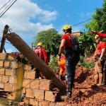 Chuvas em Ipatinga: bombeiros encontram corpo de 10° morto após soterramentos