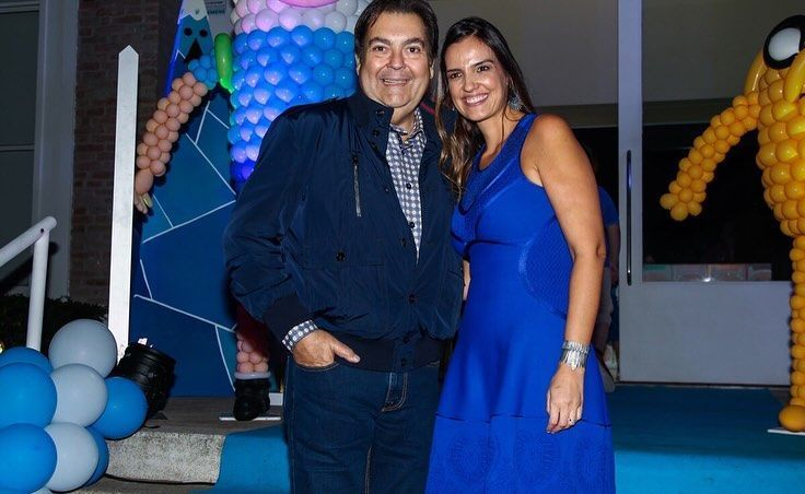 Faustão ganha homenagem de esposa e famosos reagem