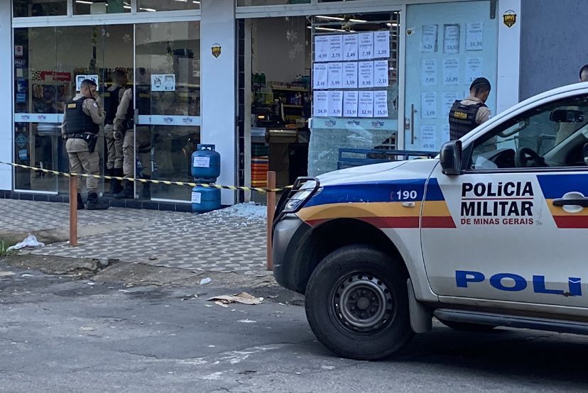 Homem é morto a tiros dentro de supermercado no bairro Caravelas, em Ipatinga