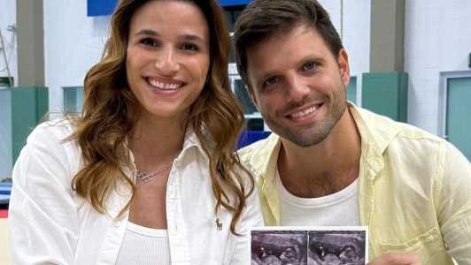 Jade Barbosa ao lado do marido