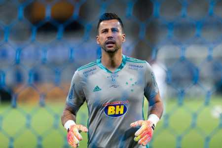 Fábio quando ainda atuava pelo Cruzeiro