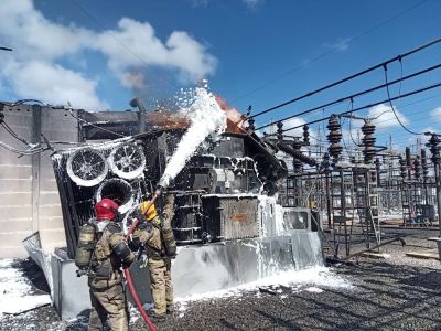Incêndio atingiu subestação da Cemig