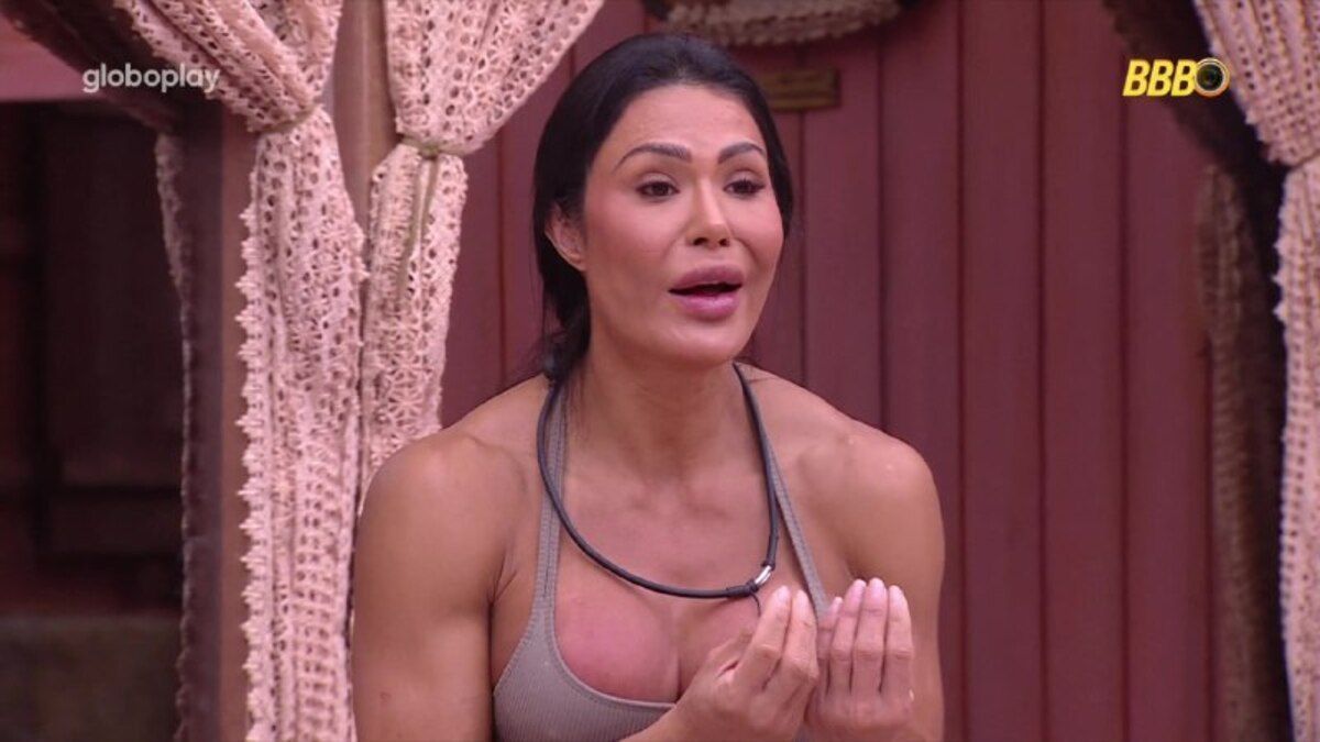 'Isso é muito sério', diz Gracyanne Barbosa para Diego Hypolito no BBB 25