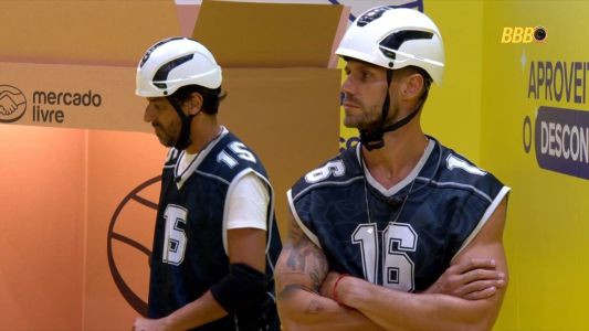 Cowboy e Jonas durante a Prova do Líder