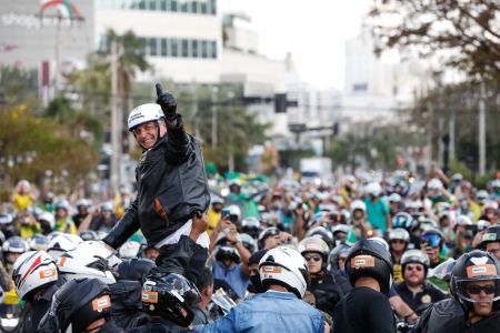 Durante o mandato de presidente, Bolsonaro fazia motociatas em várias cidades do Brasil