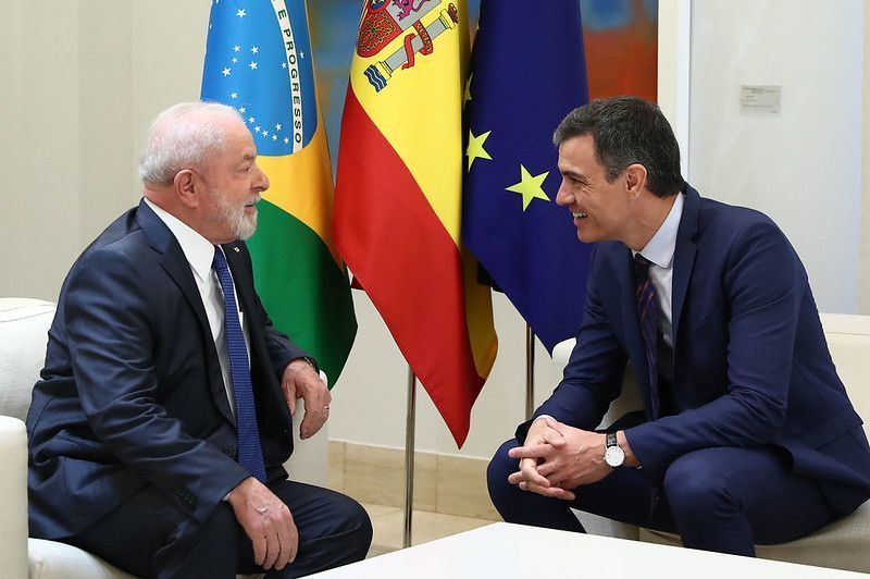 Lula se reúne nesta quarta com Pedro Sánchez, presidente da Espanha crítico à atuação de Israel em Gaza