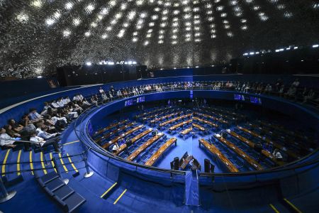 Os senadores Eduardo Girão e Cleitinho Azevedo