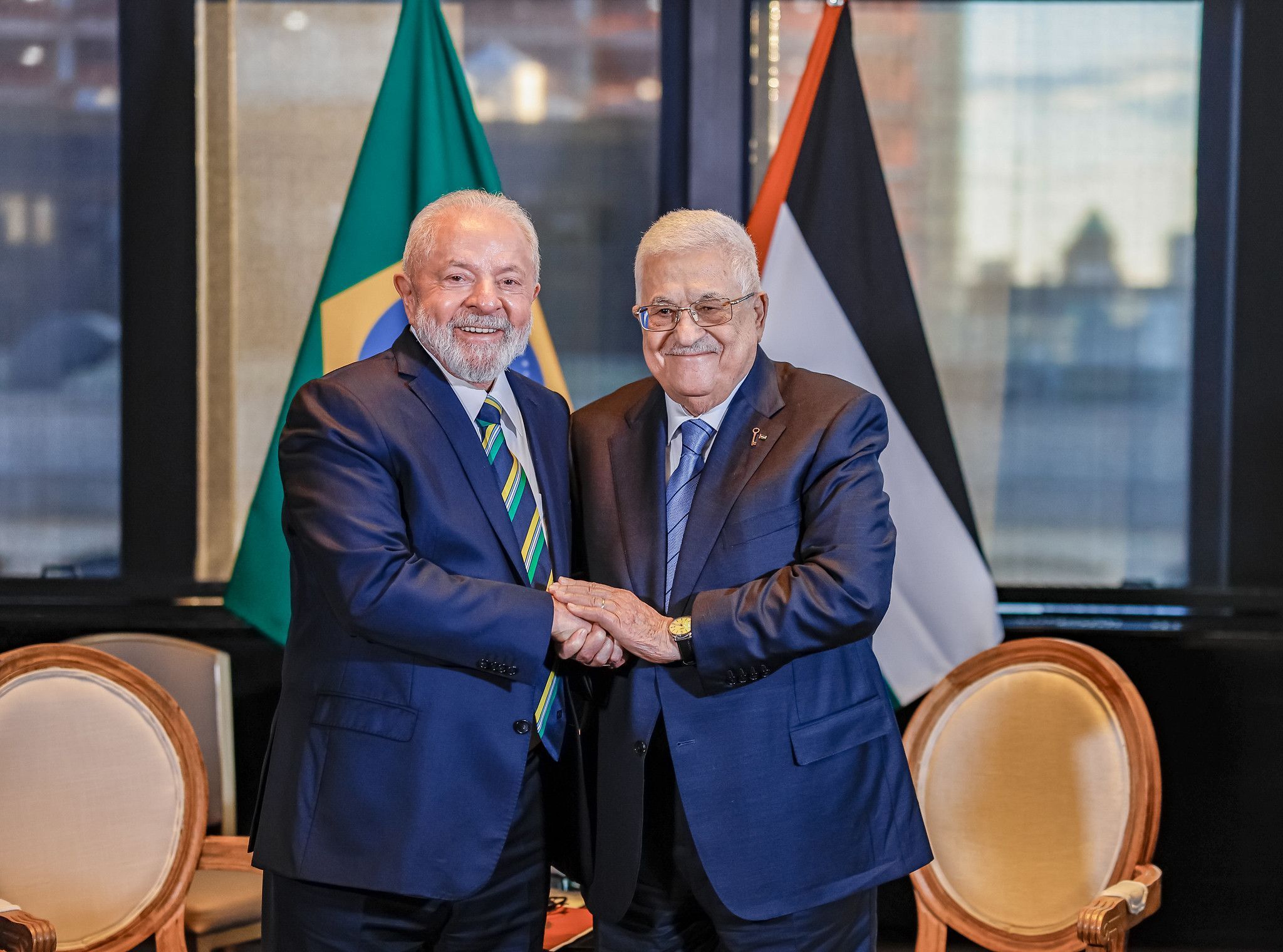 Lula conversa com presidente da Palestina sobre reconstrução da Faixa de Gaza