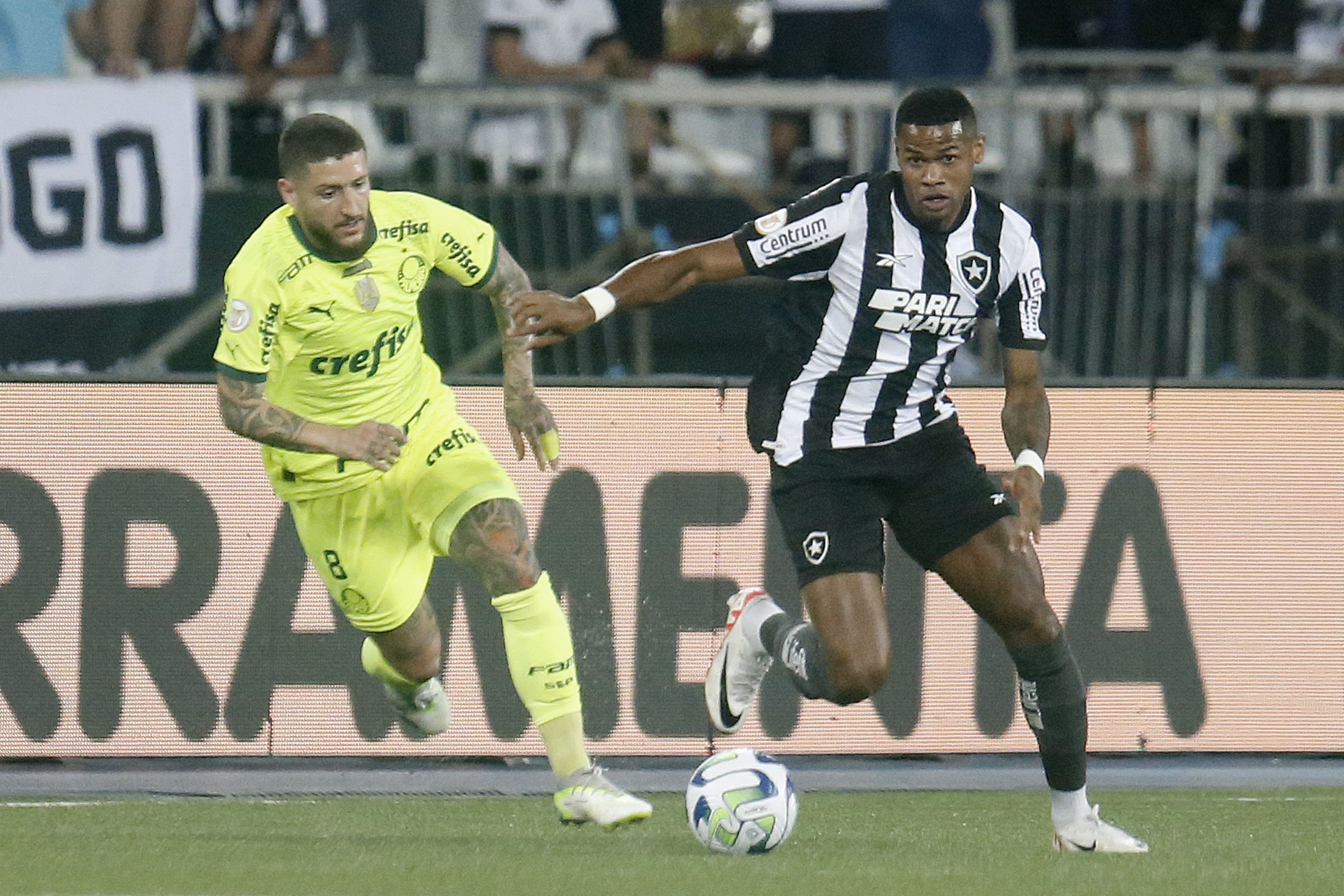 Botafogo terá remanescentes de 2023 em reencontro com o Palmeiras