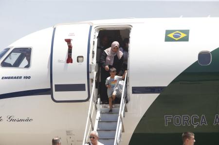 repatriados brasileiros gaza
