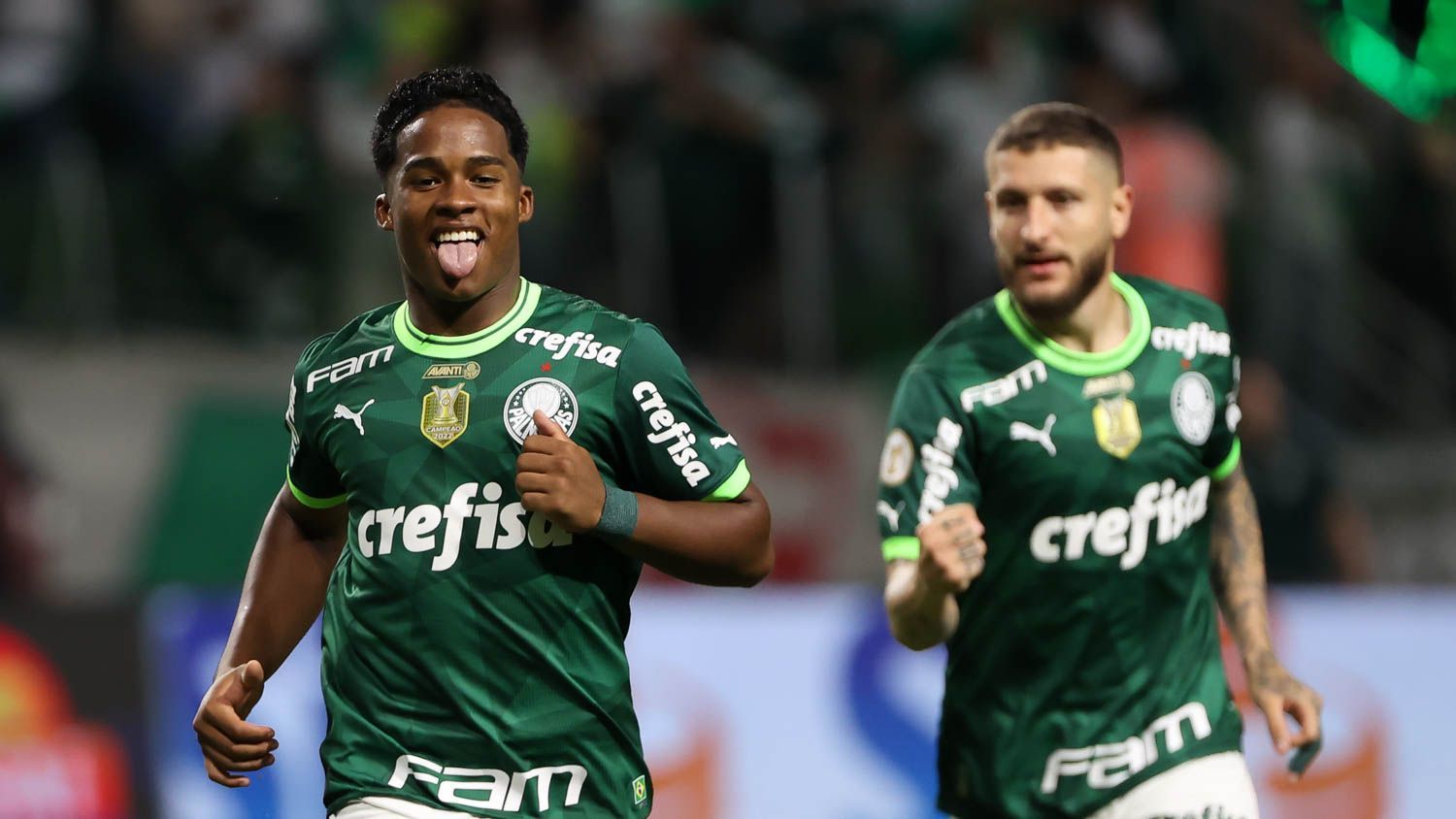 Endrick, do Palmeiras, elege torcida mais impressionante que já enfrentou