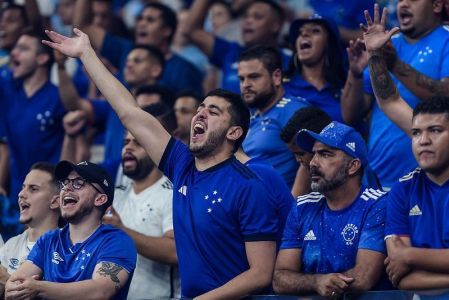 Torcida do Cruzeiro está liberada para os jogos do clube no Mineirão