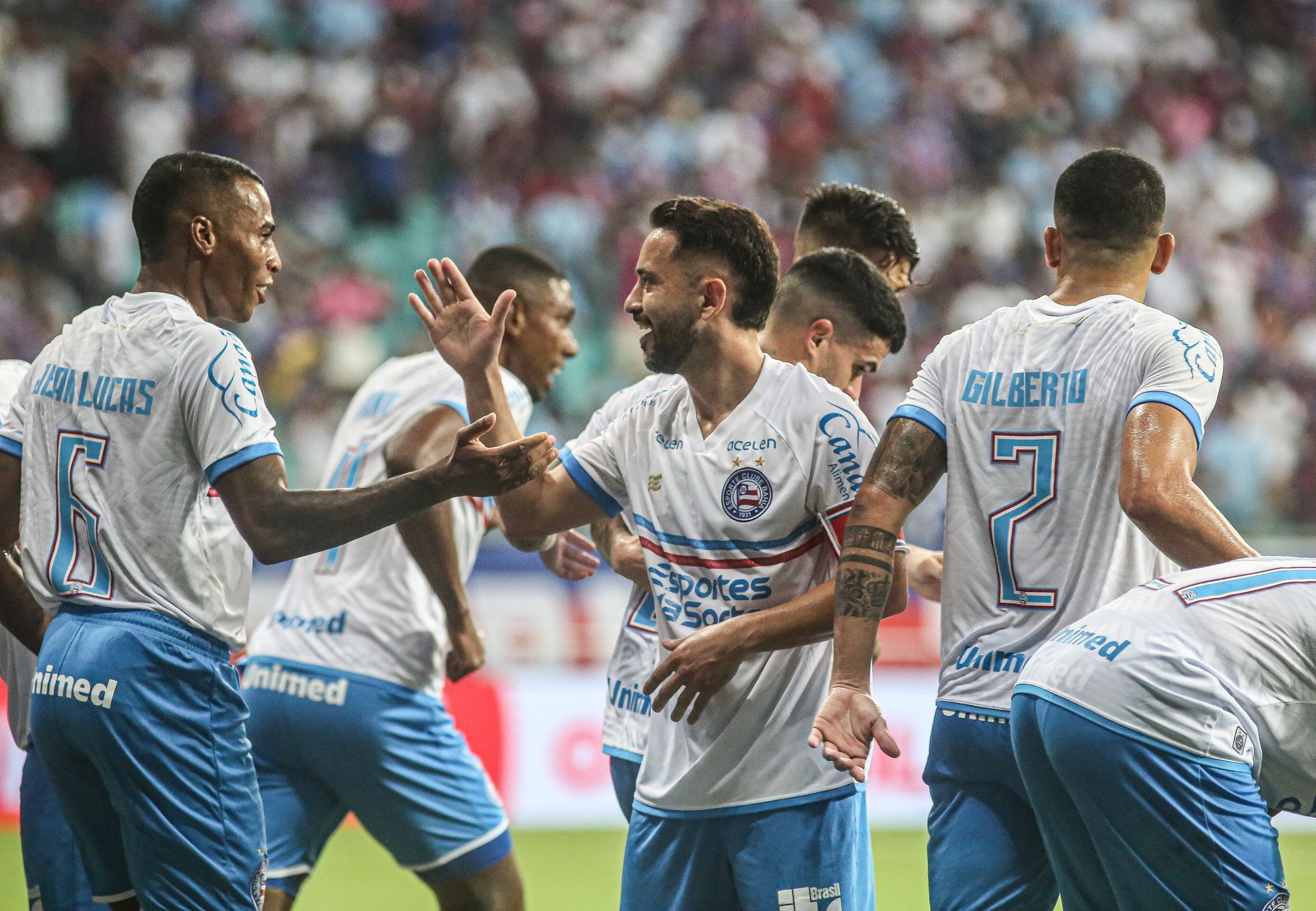 Everton Ribeiro marca, e Bahia goleia o Jacobina na Fonte Nova pelo Baianão