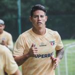 James Rodríguez continua sem jogar pelo São Paulo, e técnico avalia situação