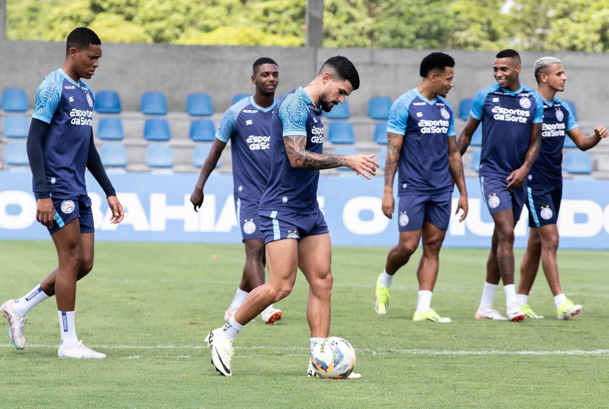 Sem Rezende, Bahia finaliza preparação para duelo contra o Barcelona-BA