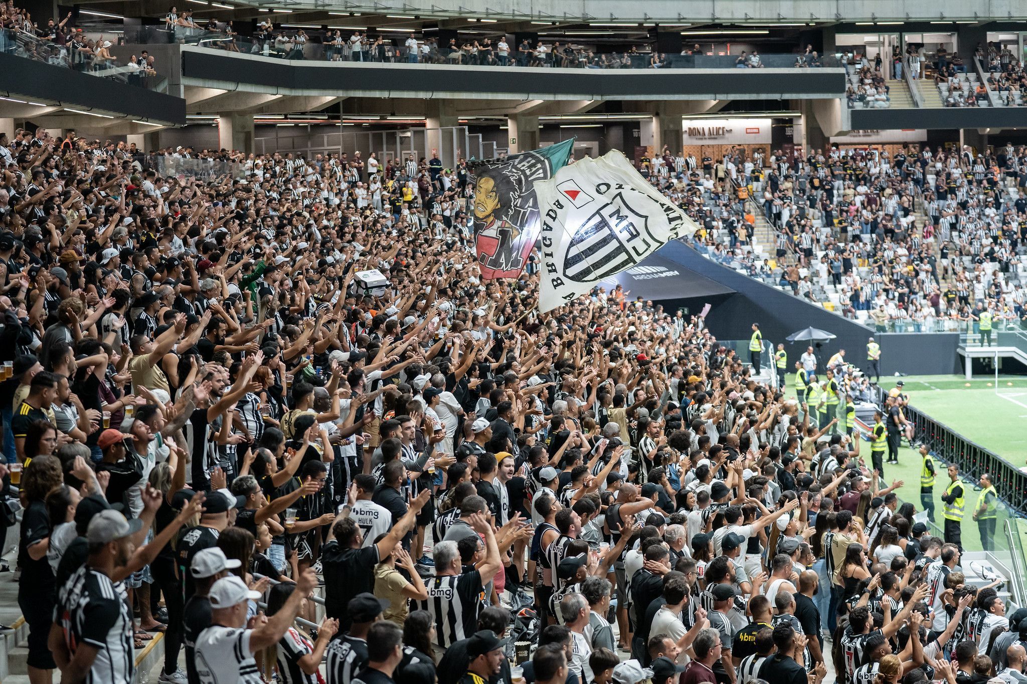 Atlético divulga parcial de ingressos vendidos para jogo com o Ipatinga na Arena MRV